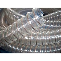 Abrasive resistant PU air duct hose for vacuum