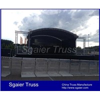 Aluminum crowd control barrier stage barrier Police barrier
