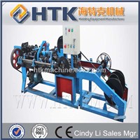 Automatic barbed wire machine