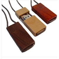 Bamboo Wooden Lanyard USB Stick