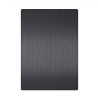 Black hairline color stainless steel sheet