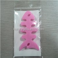 Customized cute soft pvc promotional earbud cable winder