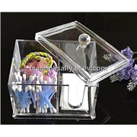 Display Type acrylic cotton box-cotton tip holder wholesale