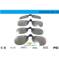 linear polarized 3d glasses without frame