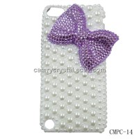 Faux Pearl Bow Phone Case for Ipad touch