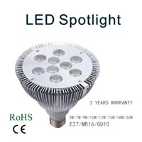 Free shipping E27 LED spotlight  manufacturer
