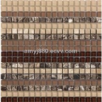 Glass Mix Stone Mosaic(YA3093)