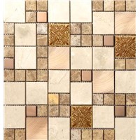 Glass Mix Stone Mosaic(YA3295)