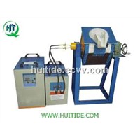 HTMM15 induction gold melting machine with tilting furnace