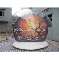 Halloween Theme Park Clear Dome Tent for Halloween Activity