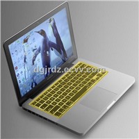 High clear hollow dustproof silicone keyboard covers for macbook