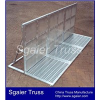 High Quality Aluminum Concert Barrier Crowd Portable Barrier Road Police Barrier