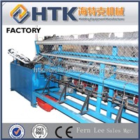 High speed automatic chain link fence machine
