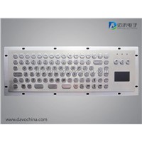 Multi-Function Metal Keyboard with touchpad D-8609