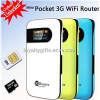 New 2014 Hotspot Wireless Portable 3G Unlocked Pocket Mobile Wifi Router with SIM Card Slot