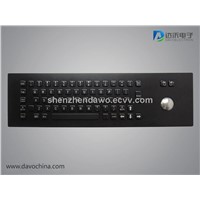 Terminal stainless steel keyboard with trackball D-8615B