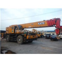 Used Rough Terrain Crane Kato KR35H,35 ton rough terrain crane for sale