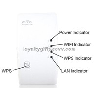 Wireless-N Wifi Router 802.11N/B/G Network Repeater Range Expander 300M 2dBi Antenna Signal Booster