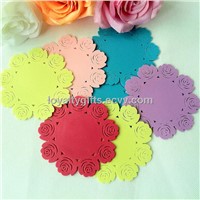custom silicone coaster for tableware and drinkware