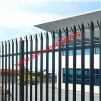 hot dipped galvanized or powder coating palisade fencing