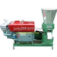 hot sell homemade biomass burning wood flat-die pelletizing machine/poultry fodder pellet supplier