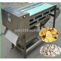hot selling automatic stainless mushroom cutting machine /fungus mushroom slicer