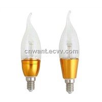 led candle light 3w with CE ,Rohs
