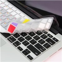 silicone keyboard cover skins protector with function key for Macbook