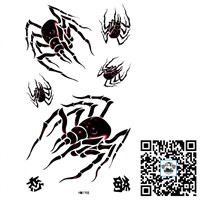 temporary Spider tatoo/arm,waist,back,chest,body/Spider,letter/waterproof,tattooing fake body art/CE