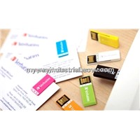 fancy plastic paper clip USB/paper clip mini usb flash drive