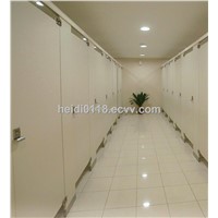 gray laminate cubicle toilet partition