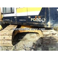 used komatsu crawler excavators PC120