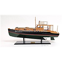 Hemingway Pilar Wooden Model Boat