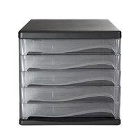 Transparent drawer-five layers B2247