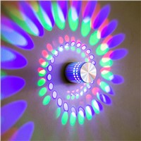 Modern Creative LED Wall Lamp Aluminum Hollow Cylinder Wall Light Bedroom Bathroom Background sconce Indoor Lighting Lamps 1W 3W