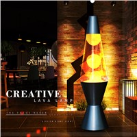 2017 New arrival Metal base Wax lamp volcanic Lava melt night light Creative decoration light Jellyfish light Dazzling Lava lamp