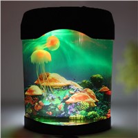 LED Night Lights Multicolor LED Light Jellyfish Tank Sea World Swimming Mood Lamp Night Light Aquarium Nightlight Decor Light