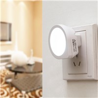 LumiParty LED Sensor Night Light Brightness Wall Plug Sensor Light Automatic Control Night Light for Bedroom Corridor Kids Room