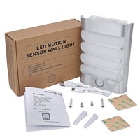 Led PIR Motion Sensor Night Light Smart Creative Wall Lights For Fence Garden Corridor Cold And Warm White Available
