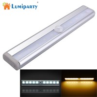 Lumiparty  10 LED IR Infrared Motion Detector Wireless Sensor Closet Cabinet Light Lamp