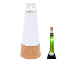 4x Cork Shaped Rechargeable USB LED Night Light Super Bright Empty Wine Bottle Lamp for Party Patio Christmas