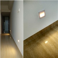 Embedded 86 LED1W footlights corner staircase corridor project energy saving night light parking lamp