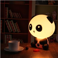 Pretty Cute Panda Bear Cartoon Animal Night Light Baby Room Sleeping Light  Bedroom Desk Lamp Night Lamp Best for Gifts