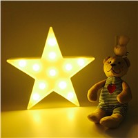 Marquee LED Star Night Light for Home Christmas Decoration 3D LED Shine Flamingo Lamp Pineapple Table Light Cactus Night Light