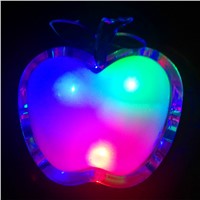 Beautiful Night Light LED 220v Bedside Lamp Energy-saving Colorful RGB Wall Lamp Apple EU Plug Nightlight for Children Gift