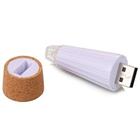 LumiParty Magic Cork Shaped Rechargeable USB LED Night Light Wine Bottle Cork Stopper Cap Lamp Romantic Cork Lights Party Decor