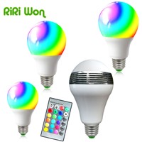 RiRi won SMD led light E27 RGB LED Bulbs Lamps night light E27 Smart IC Real bulb Lampada controller for Christmas decoration