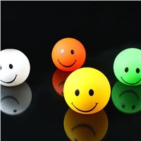 New Fashion Color Changing LED Smiling Face Shaped Night Light Lamp For Party Bedroom Decor Wedding Christmas Gifts