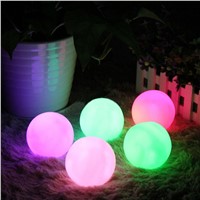 1PC LED Gradient 7-Color Flash Atmosphere Light Luminous Ball Nightlight Home Room Party Decoration