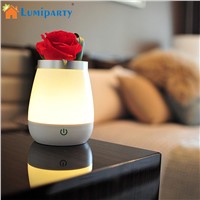 LumiParty Creative LED Bedlight Touch Desk Lamp Micro USB Charging Atmosphere Light Decorative Vase Lamp Night Light